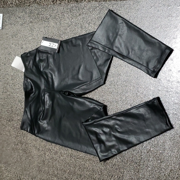 Marc New York Performance High Rise Long Leggings Metallic Black Size Med - Picture 2 of 14